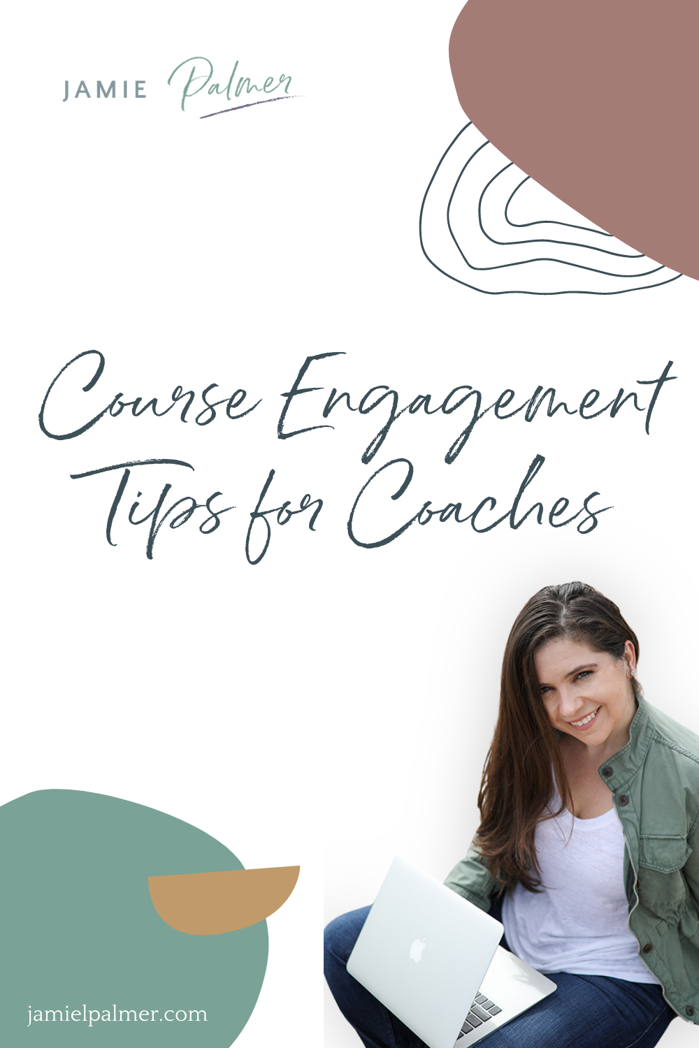 Course Engagement tips for coaches pin