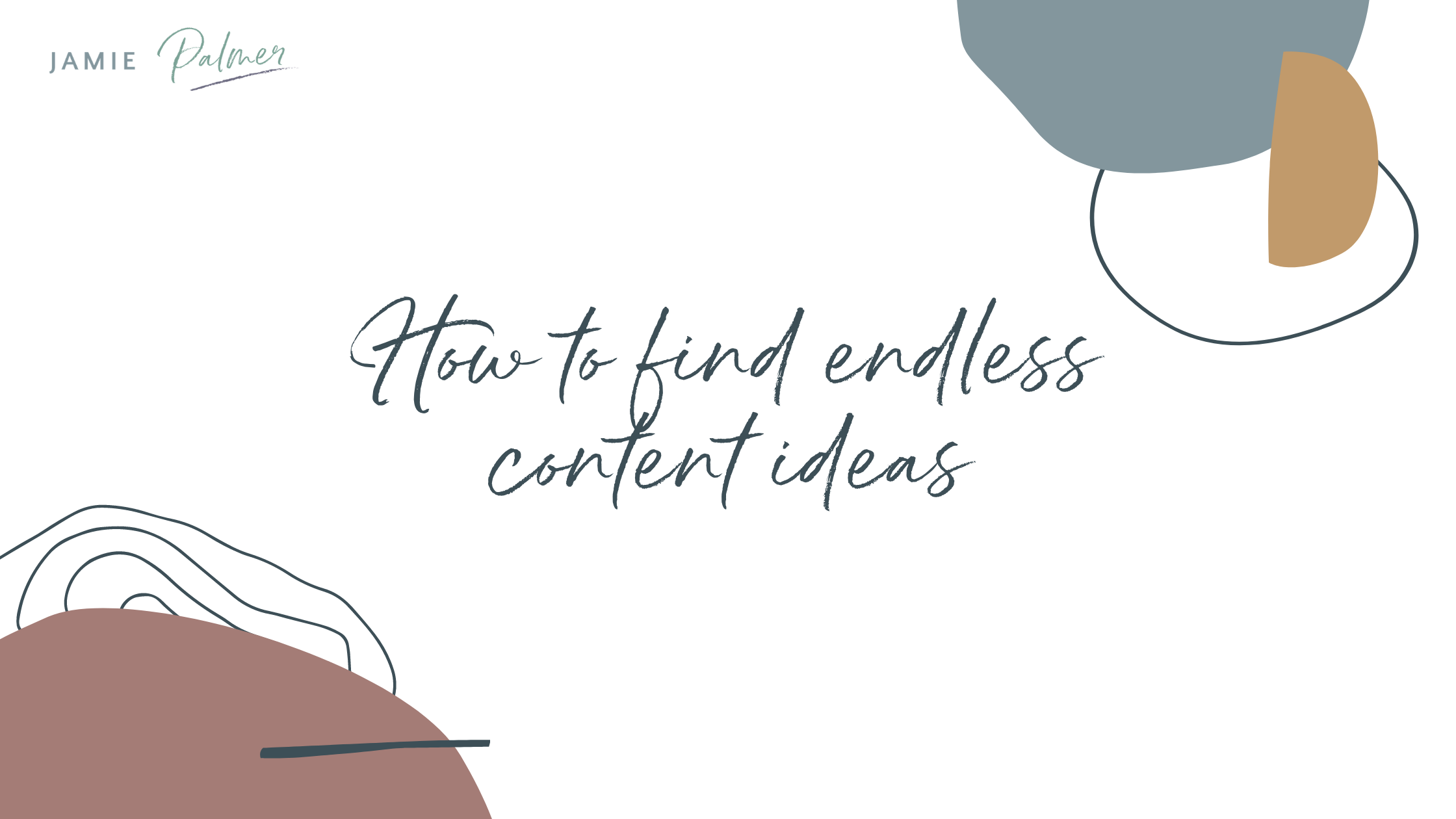 How to find endless content ideas