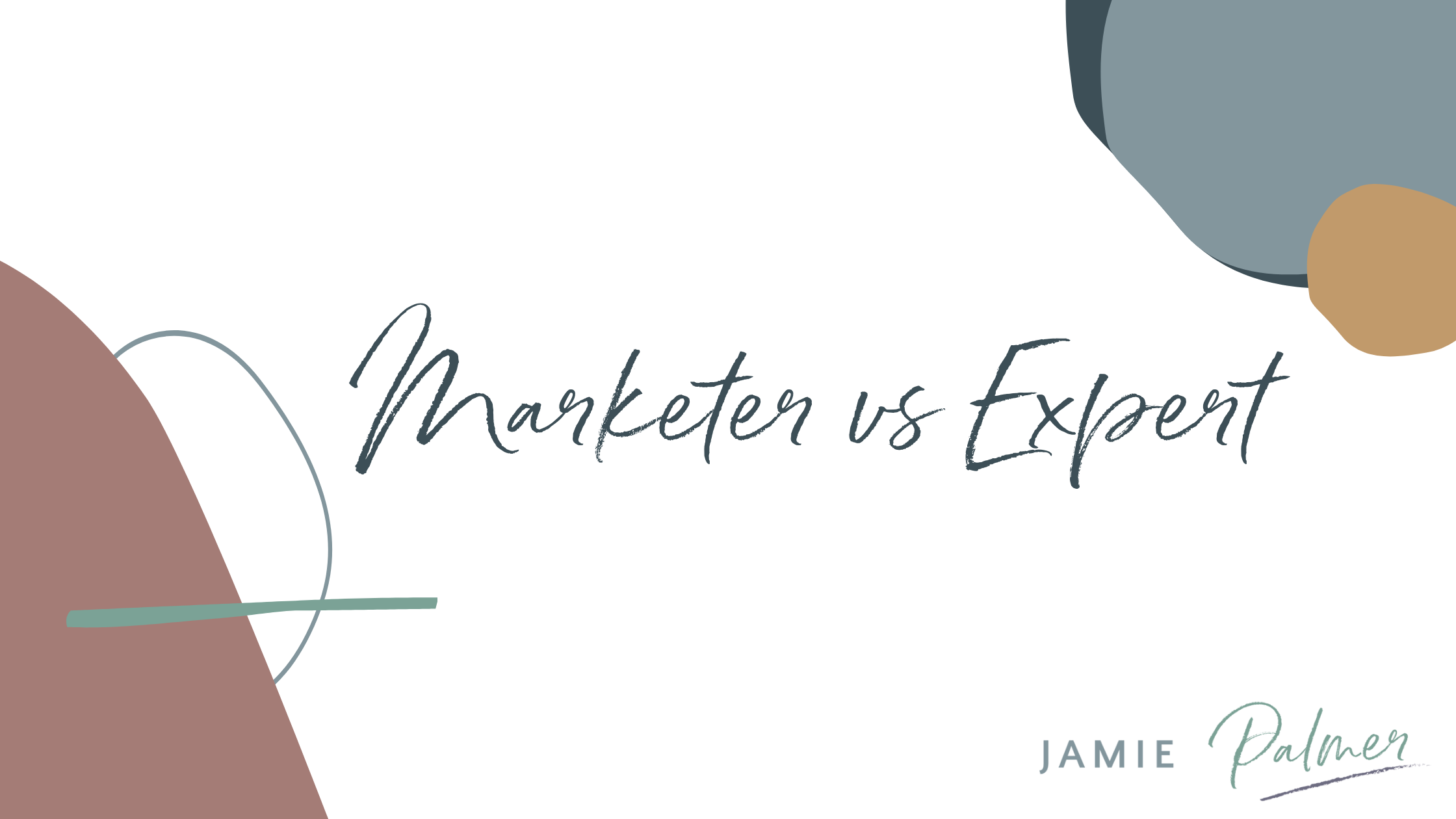 Marketer vs Expert