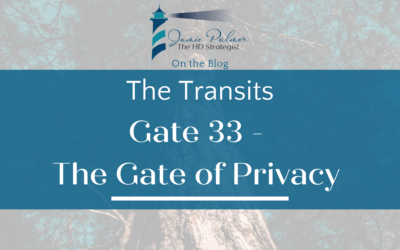 Human Design Transits – Gate 33 – The Gate of Privacy – Retreat