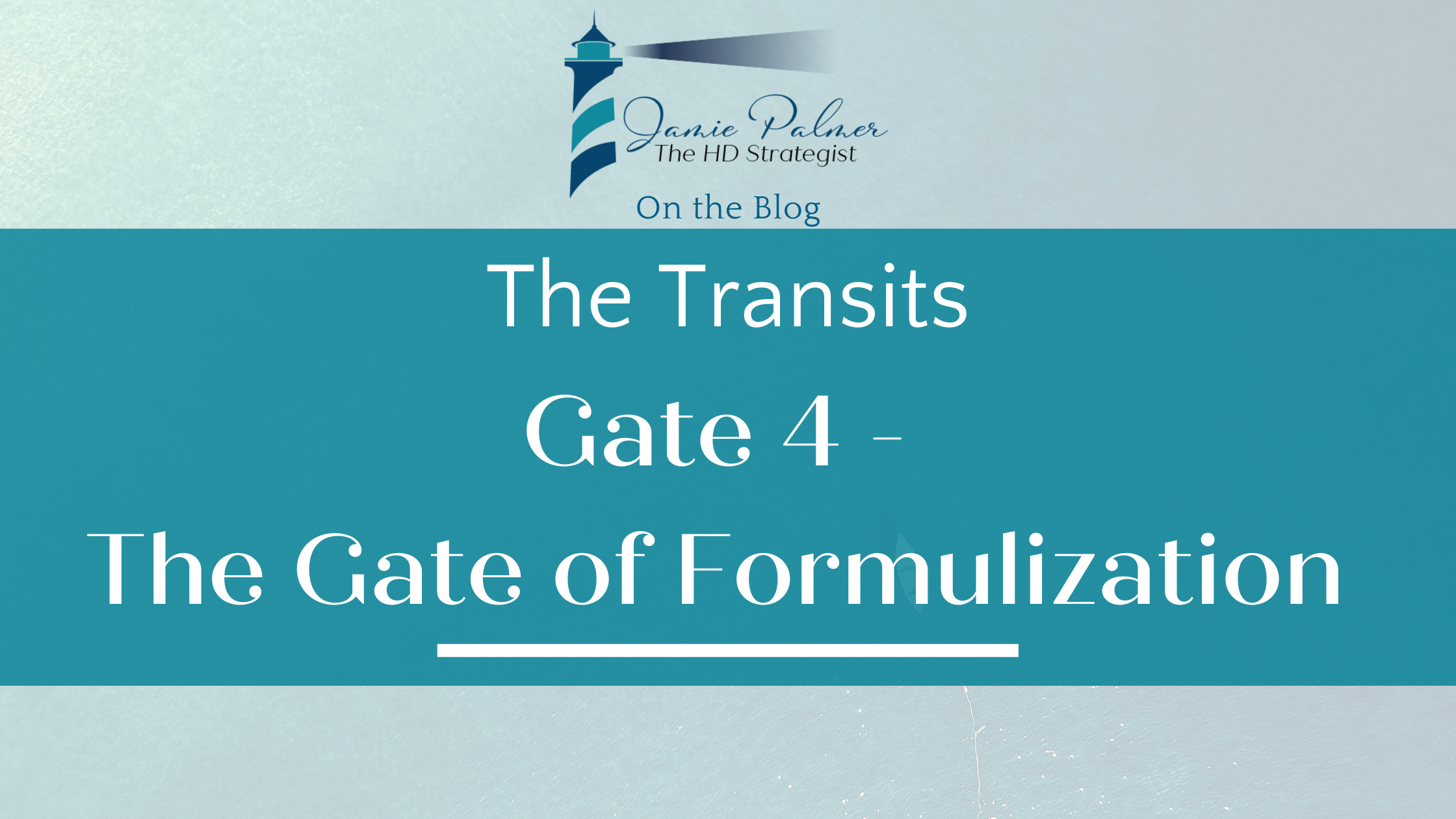 Human Design Gate 4 - The Gate of Formulization -