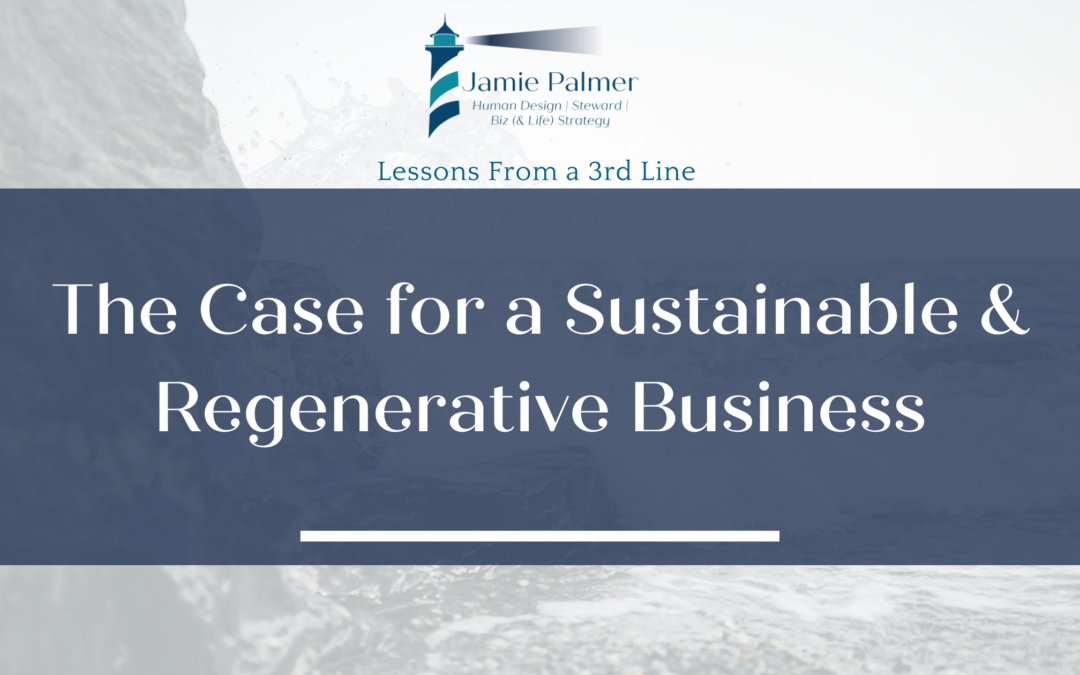 Lessons From a 3rd Line – The Case for Building a Sustainable & Regenerative Business by Human Design