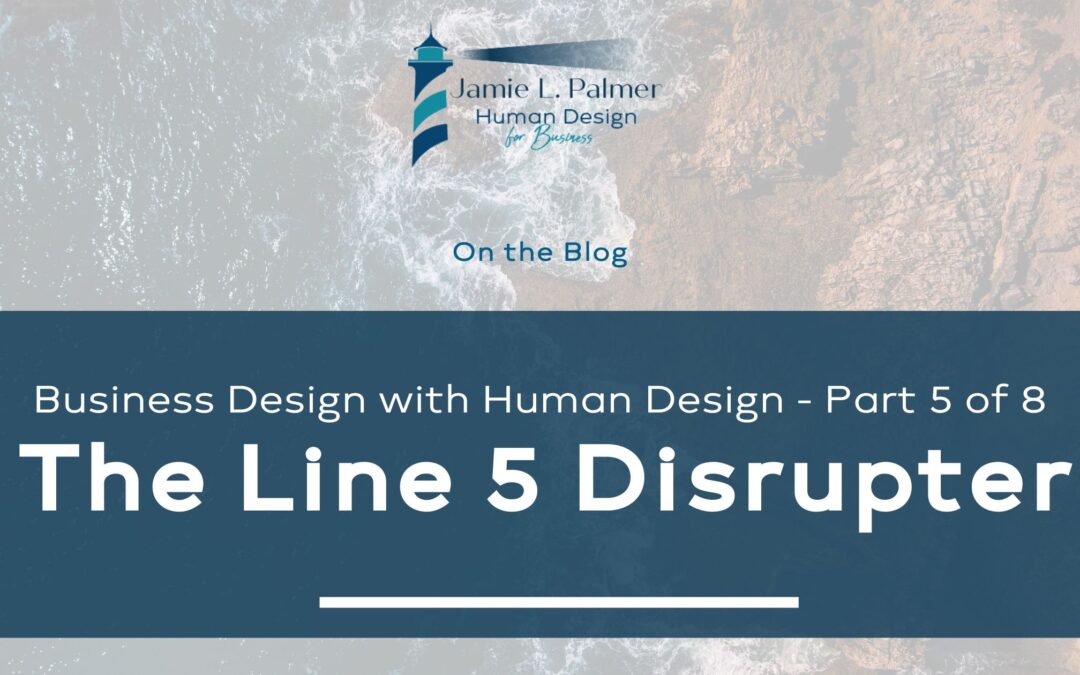 Business Design with Human Design – Part 5 of 8 – The Line 5 Disrupter