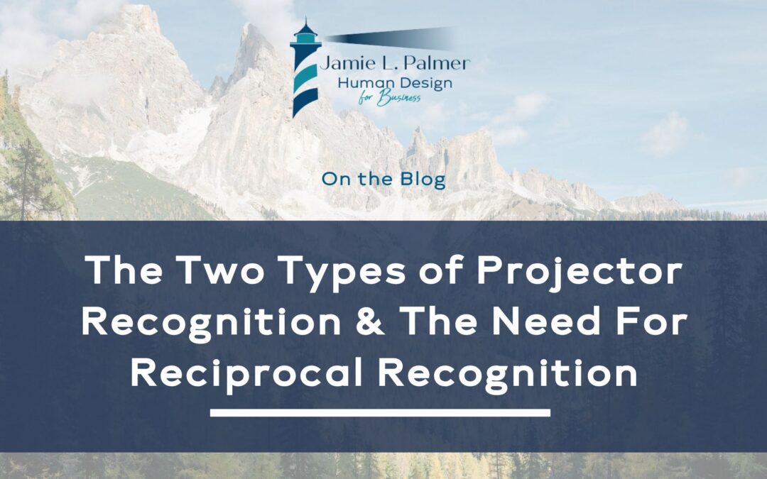 The Two Types of Projector Recognition & The Need For Reciprocal Recognition